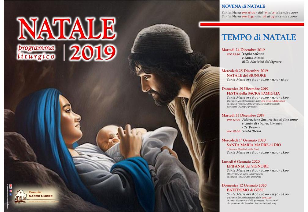 Programma Liturgico di Natale 2019