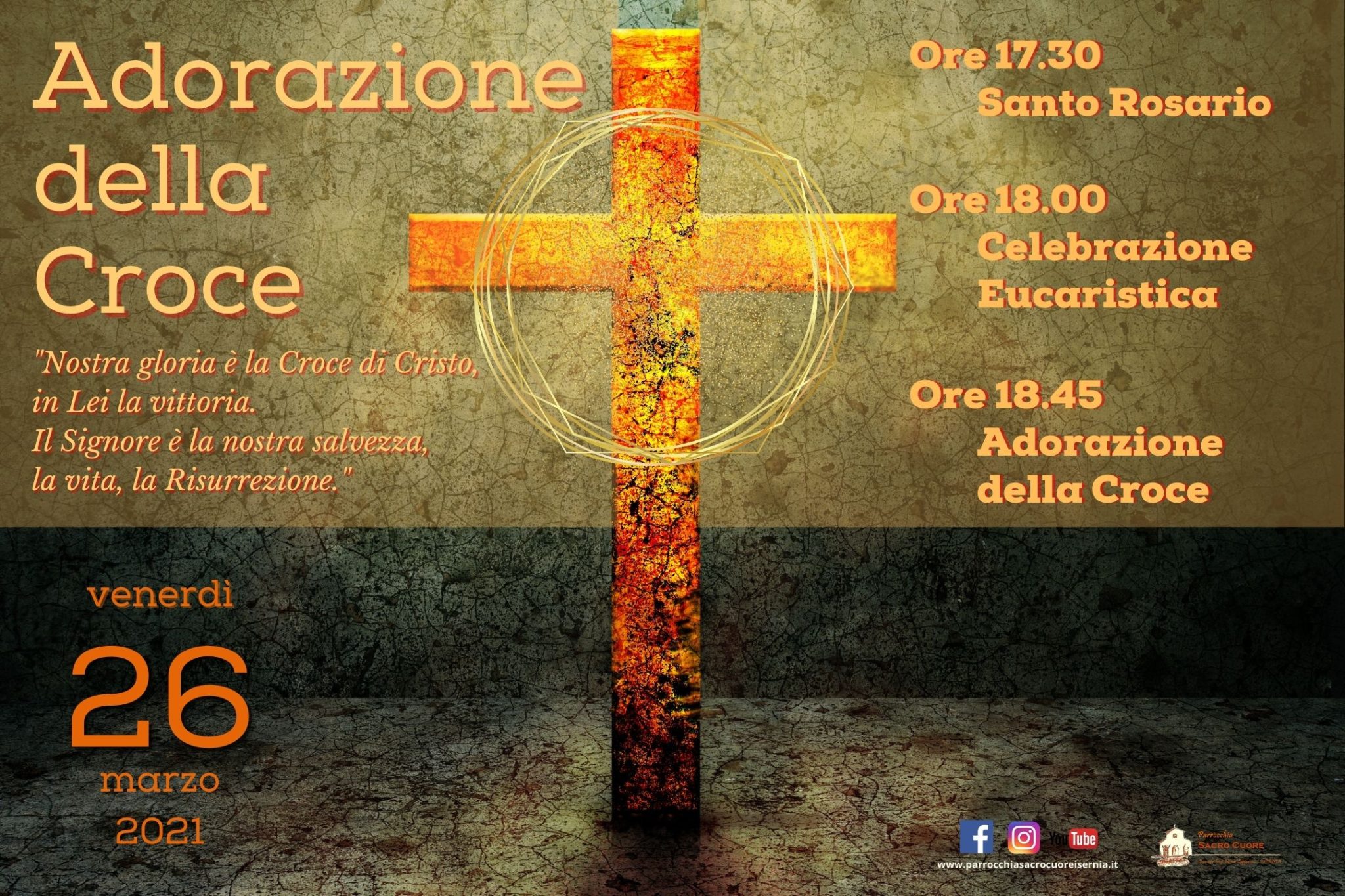 Preghiera Alla Santa Croce Di Gesù Adorazione della Croce – Parrocchia Sacro Cuore Isernia